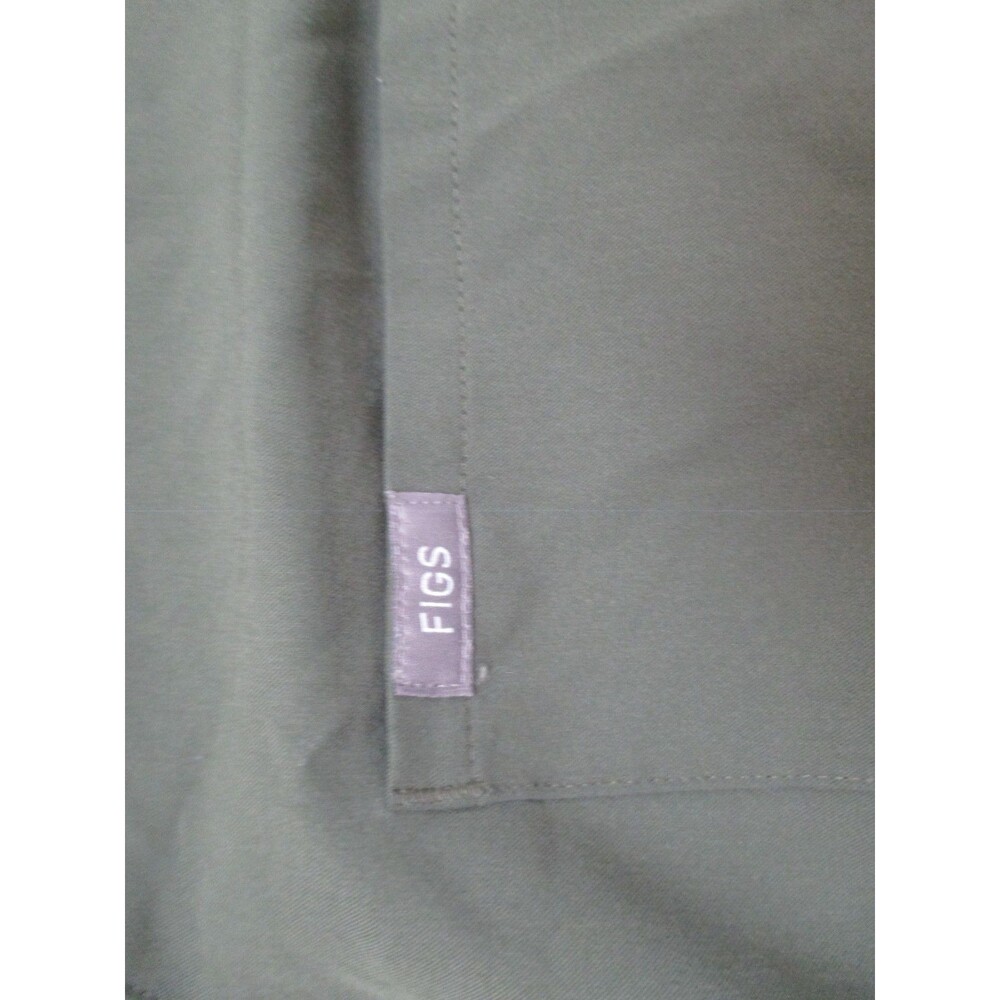 FIGS Technical Collection Scrub Top 3XL Green Solid Polyester Blend - Picture 4 of 7